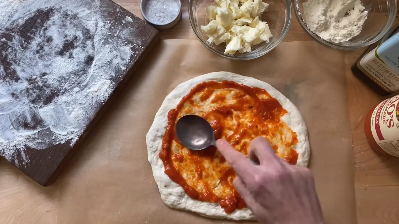 Simple Sourdough Pizza + Pizza Margherita 🍕🍕🍕