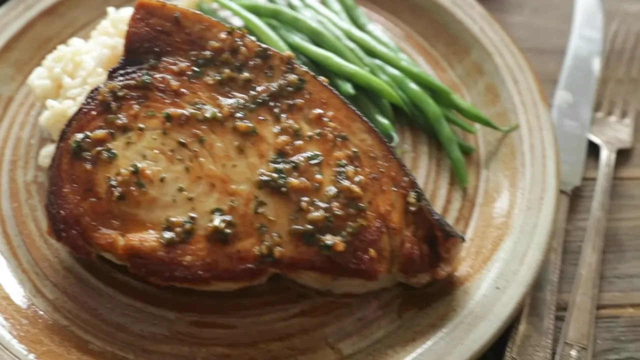 Pan-Roasted Swordfish recipe