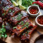 Ingredients for sweet chili ribs recipe