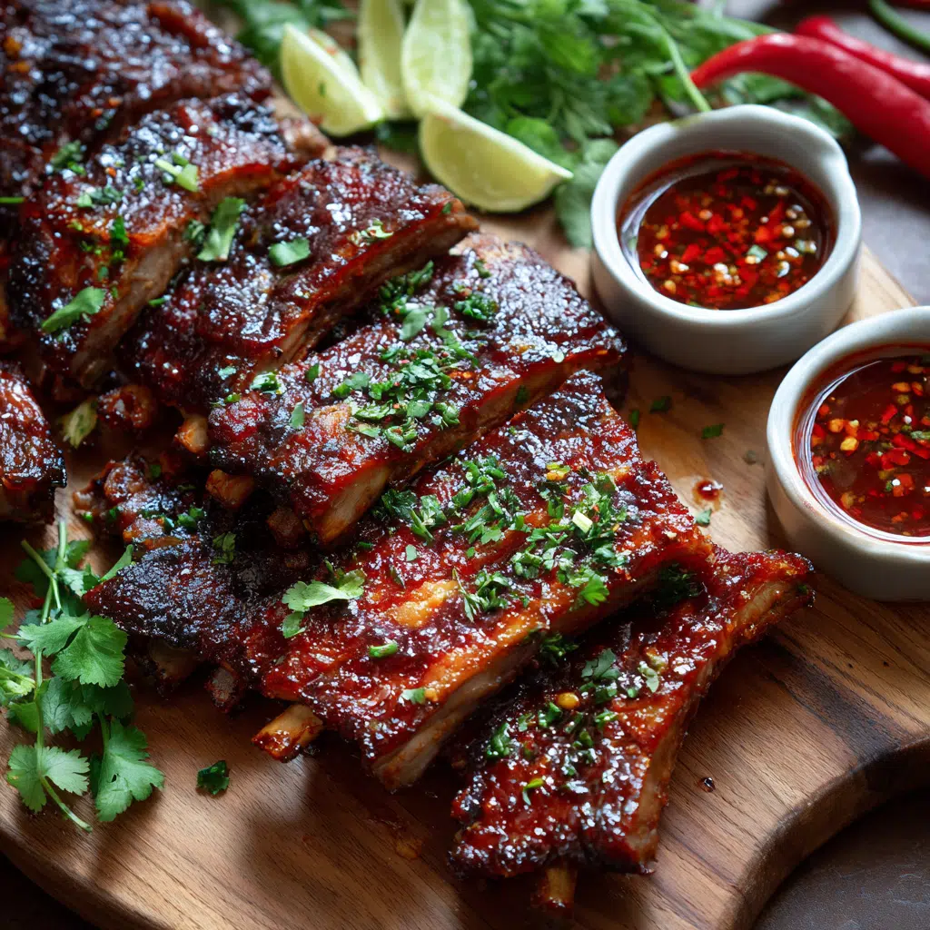 Ingredients for sweet chili ribs recipe