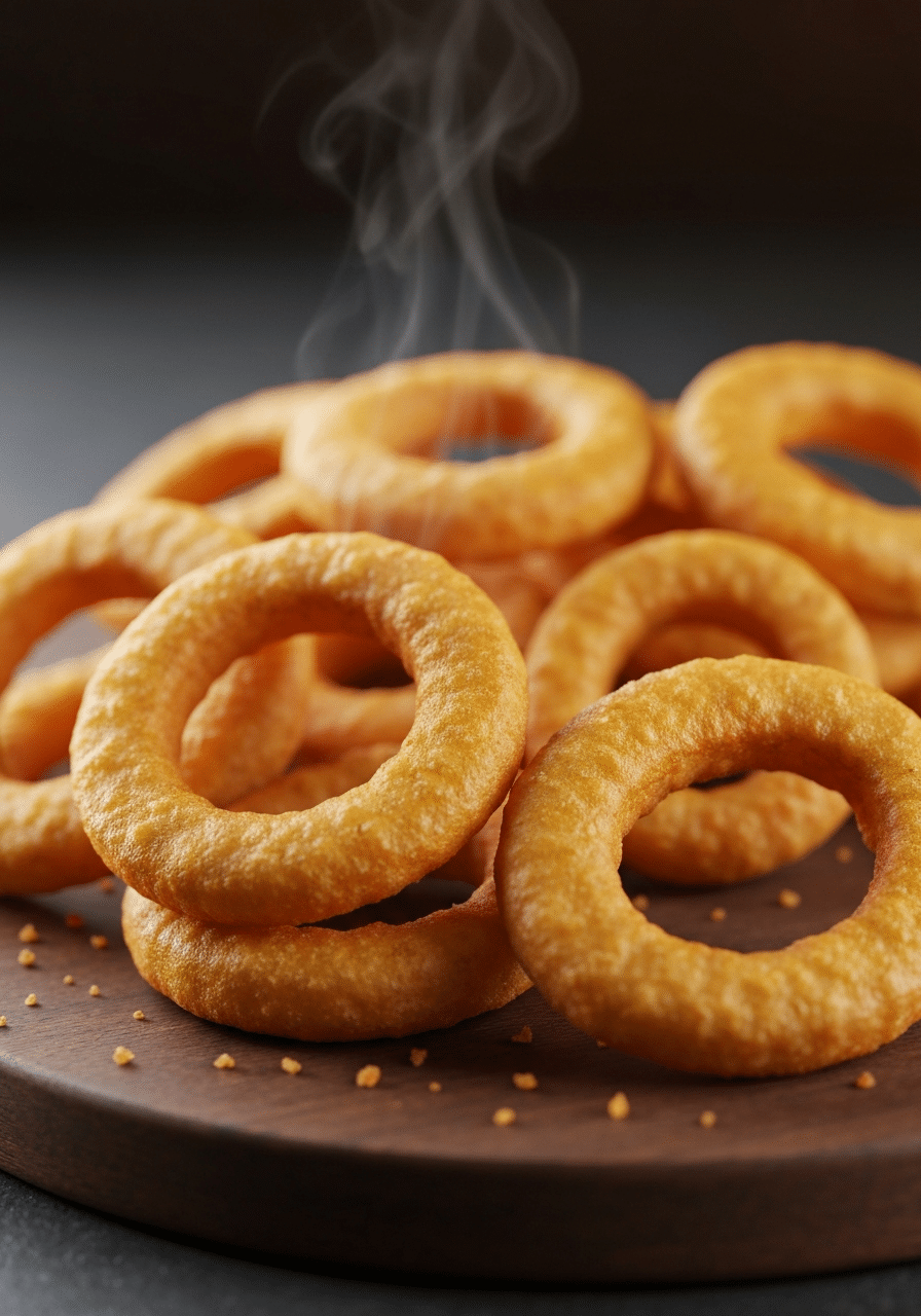 Crispy & Healthy 2 Ingredient Onion Ring Chips: Your New Favorite Snack! 2 2 ingredient onion ring chips