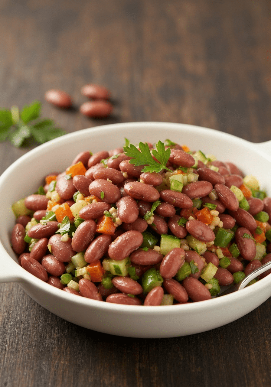 Unbeatable Dense Bean Salad: Your Go-To Healthy, High-Protein Meal Prep 2 dense bean salad
