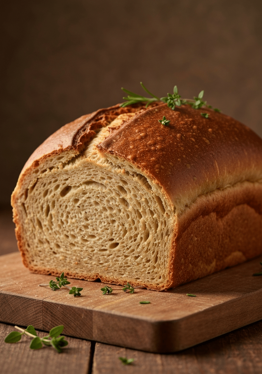 The Ultimate Guide to Baking Delicious Gluten-Free High-Protein Bread 2 Freshly baked loaf of Gluten free high protein bread on a wire rack