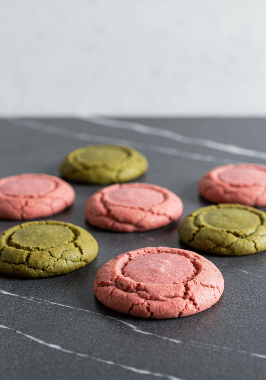 strawberry matcha latte cookies 697d7d8b70e64 1