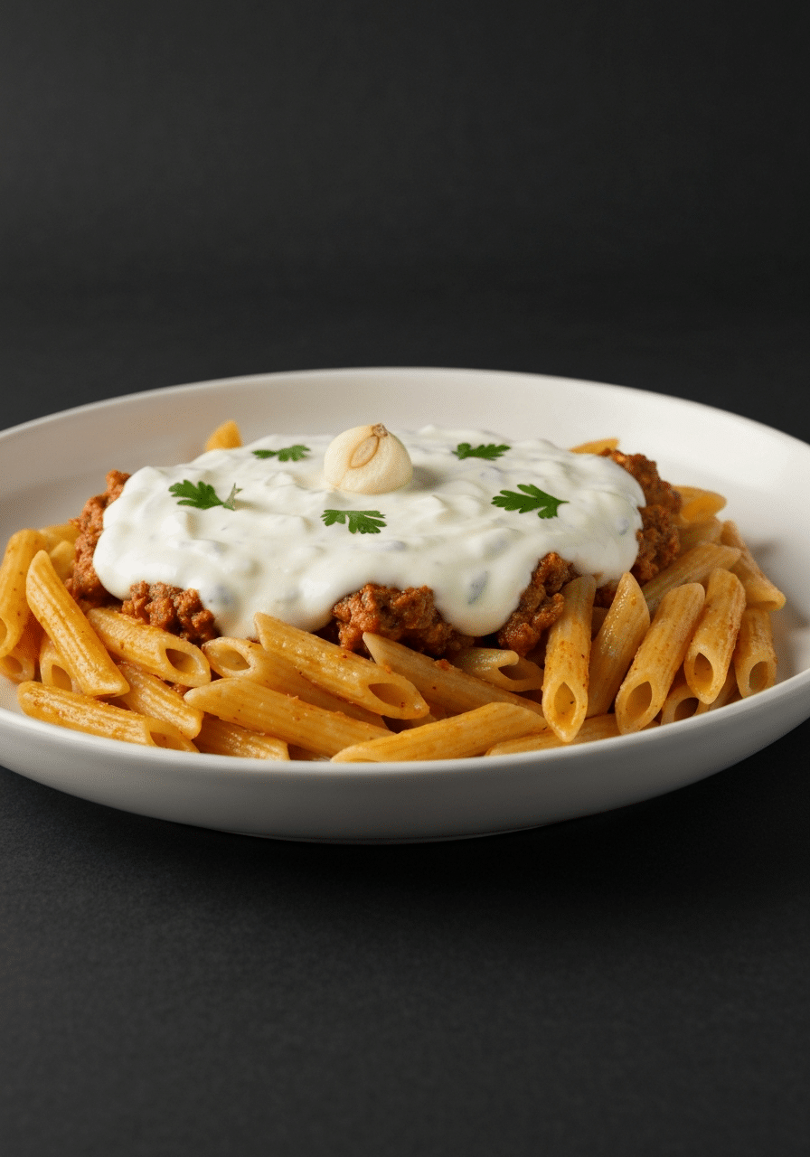 Turkish Pasta with Garlic Yogurt Sauce: Your New Favorite Weeknight Meal 2 turkish pasta with garlic yogurt sauce