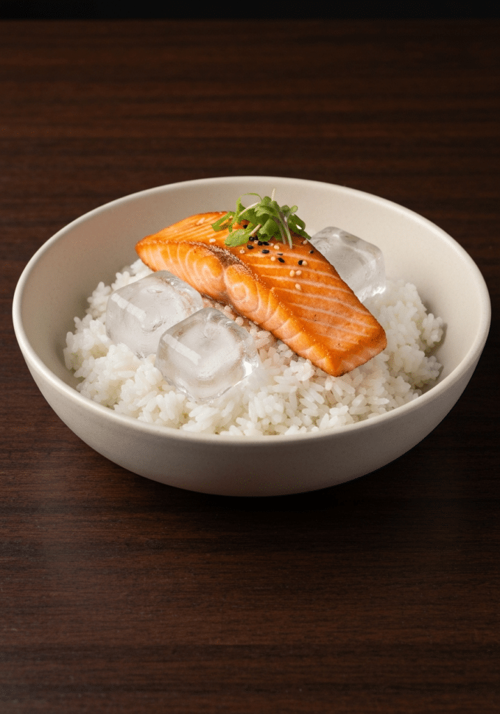 salmon rice bowl with ice cube hack 698d5de5dfcd0 1